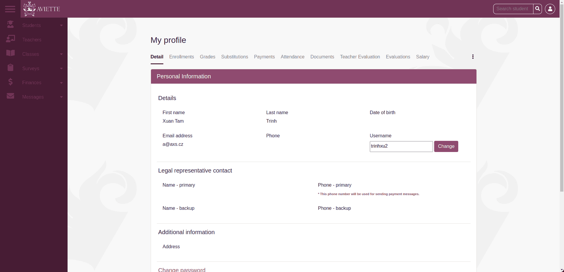 Education management system — image 2