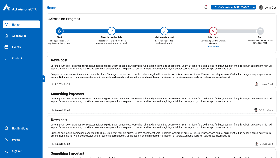 University Admission System — image 1